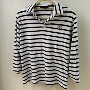 Black and white Brooks Brothers shirt